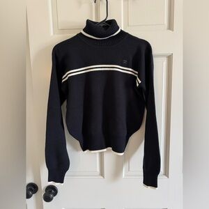 Fila Black Sweater with White Stripes